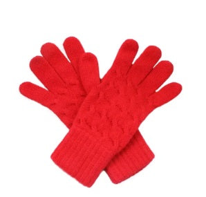 William Lockie Cashmere Cable Gloves