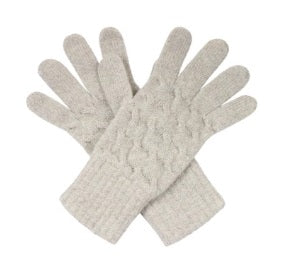 William Lockie Cashmere Cable Gloves